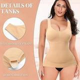 Body Shaper Shirt with Built in Bra