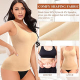 Body Shaper Shirt with Built in Bra