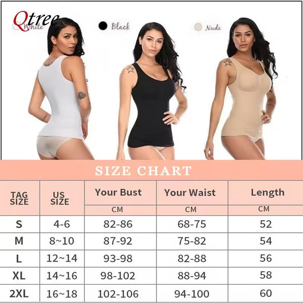 Body Shaper Shirt with Built in Bra